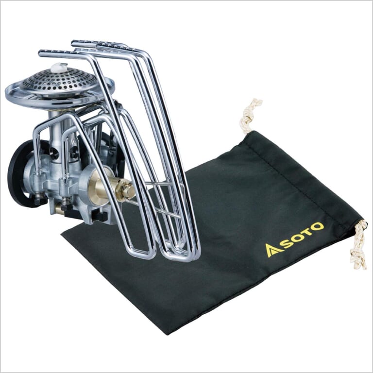 バイクでソロキャンプ|バーナー|ソト レギュレーターストーブST-310|“バイクでソロキャンプ”失敗しないバーナー&クッカー【自分の得意な料理法に合った道具を選ぶべし】