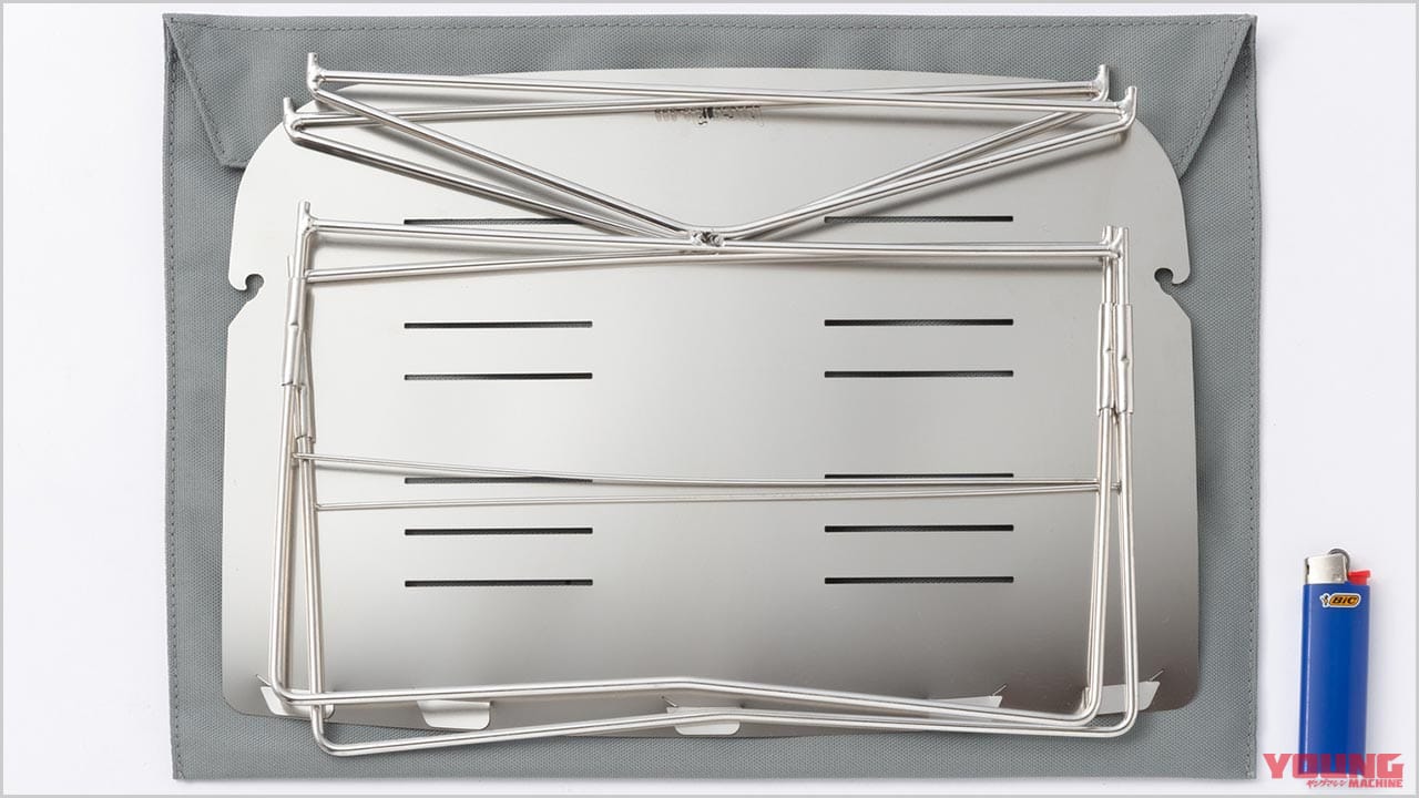 バイクでソロキャンプ|焚き火台|ワンダーラストエクイップメント ピコグリル498|“バイクでソロキャンプ”失敗しない焚き火台の選び方【キャンプの花形には徹底的にこだわれ!】