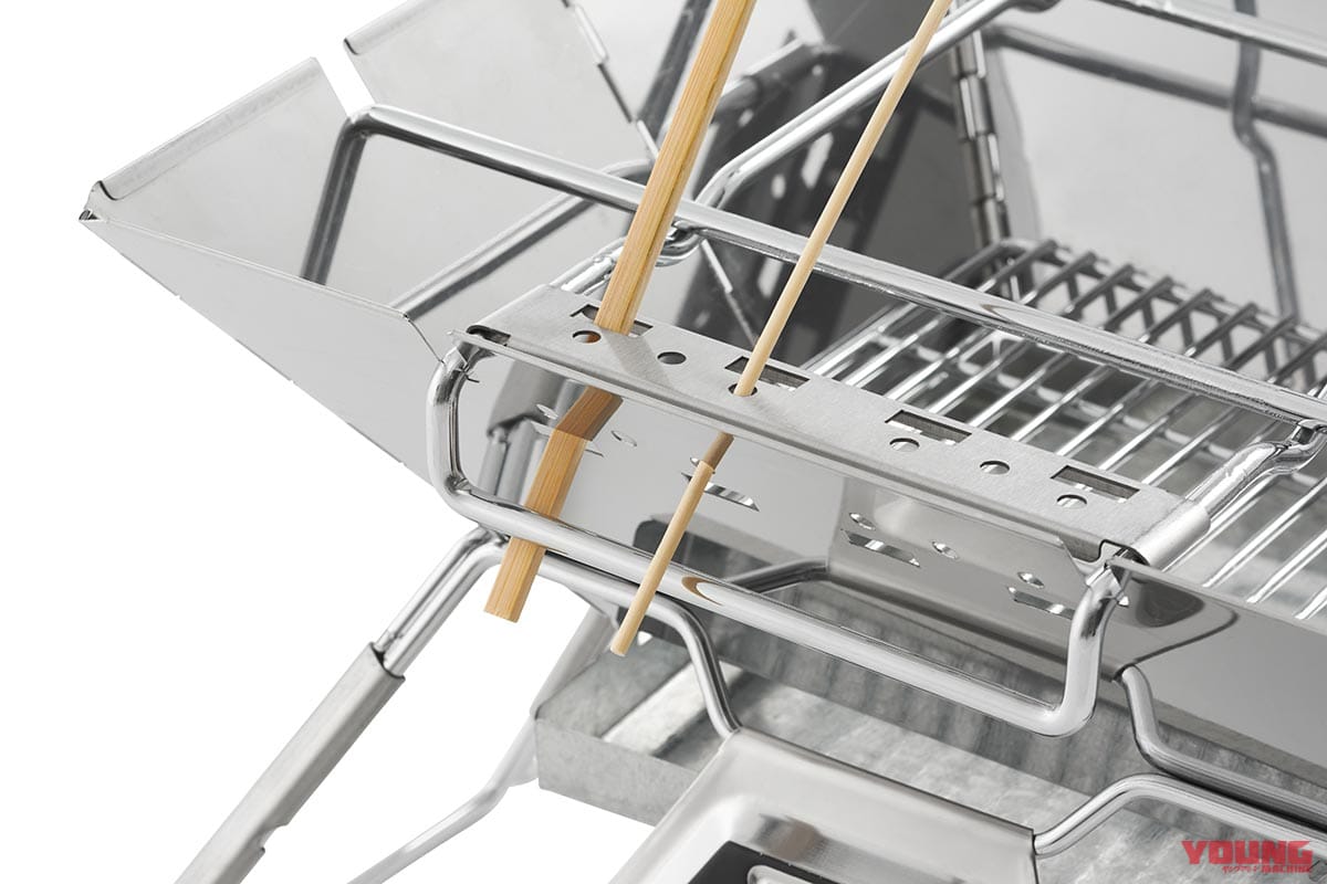 バイクでソロキャンプ|焚き火台|ロゴス ピラミッド TAKIBI M|“バイクでソロキャンプ”失敗しない焚き火台の選び方【キャンプの花形には徹底的にこだわれ!】