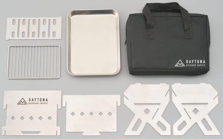 バイクでソロキャンプ|焚き火台|デイトナ ツーリングフラットグリル189|“バイクでソロキャンプ”失敗しない焚き火台の選び方【キャンプの花形には徹底的にこだわれ!】