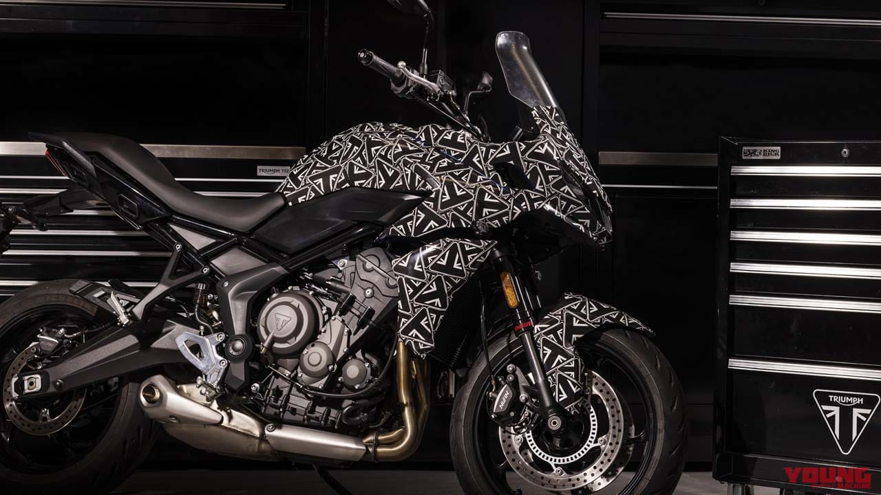 |トライアンフ「タイガースポーツ660」のティーザー始まる! トライデントのアドベンチャー版