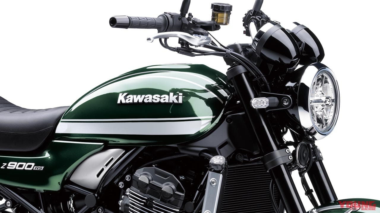 |カワサキ「Z900RS」新色メタリックダークグリーン、欧州で公開! 伝説はさらに加速する