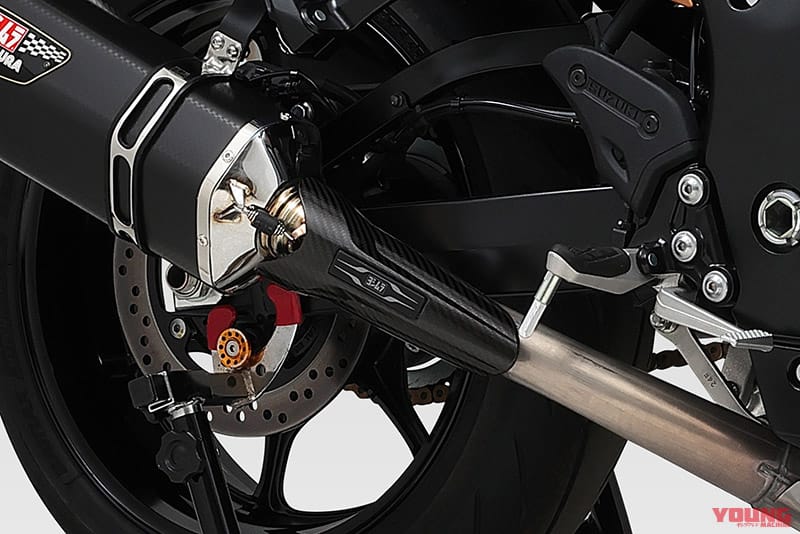 YOSHIMURA Slip-On HEPTA FORCE サイクロン 2本出し EXPORT SPEC 政府認証(ヒートガード付属) ●ハヤブサ用|7角形がハヤブサに合う! ヨシムラ「HEPTA FORCE サイクロン」スリップオンマフラー