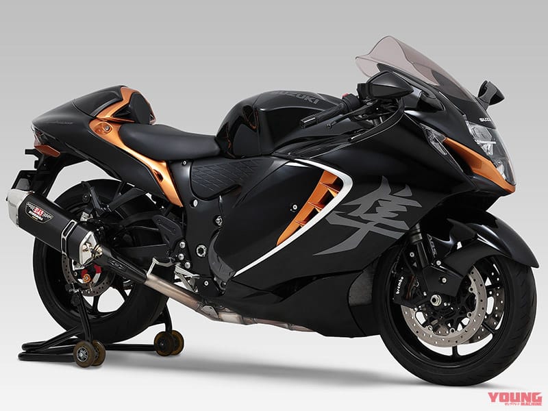 |7角形がハヤブサに合う! ヨシムラ「HEPTA FORCE サイクロン」スリップオンマフラー