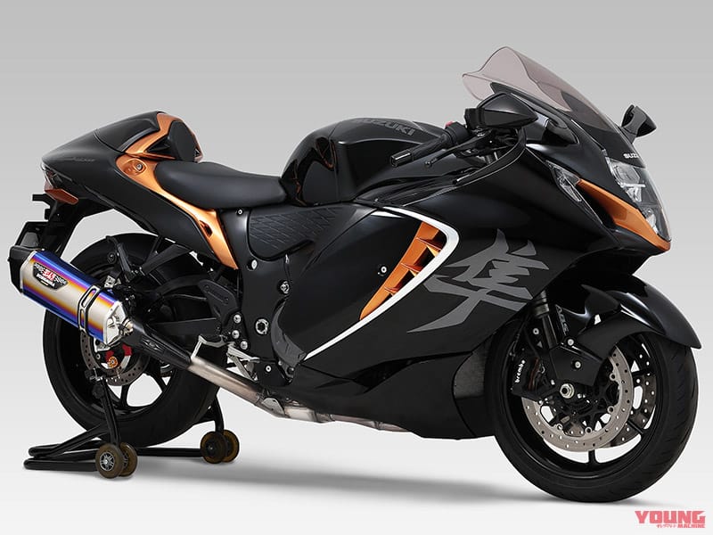 |7角形がハヤブサに合う! ヨシムラ「HEPTA FORCE サイクロン」スリップオンマフラー