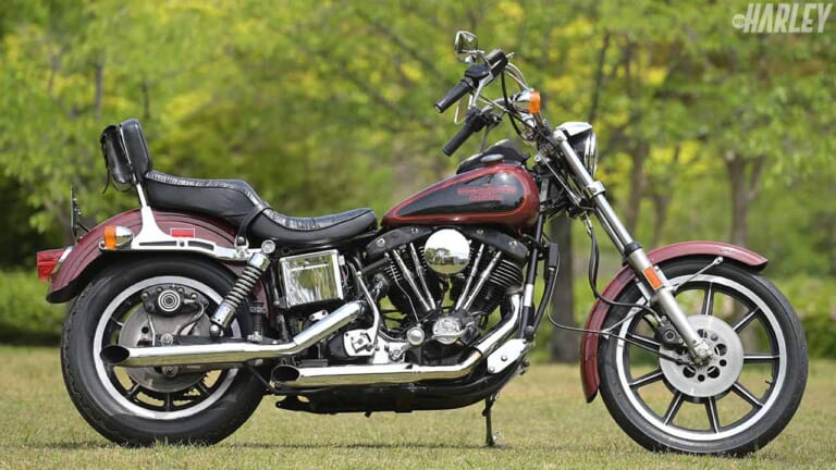 FXS|LOWRIDER|ハーレー歴1年の女性ライダーが憧れのショベルに試乗してみた〈’81 FXSローライダー〉