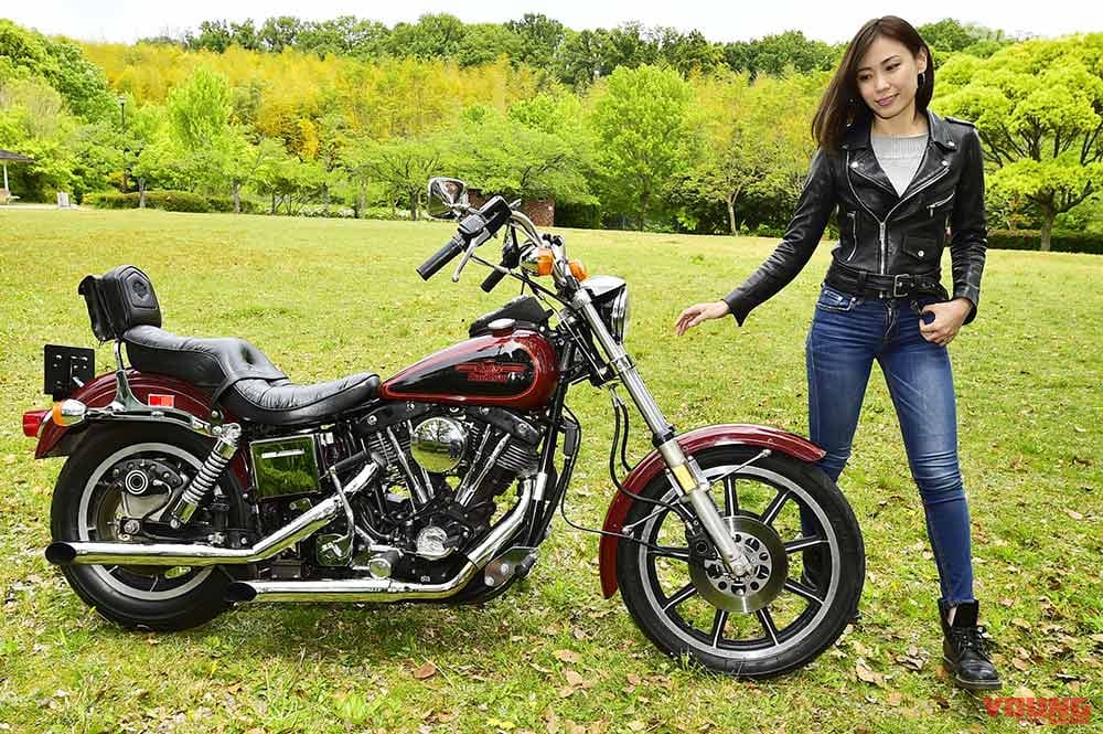 '81 ハーレーダビッドソンFXSローライダー×宮井聖佳|ハーレー歴1年の女性ライダーが憧れのショベルに試乗してみた〈’81 FXSローライダー〉
