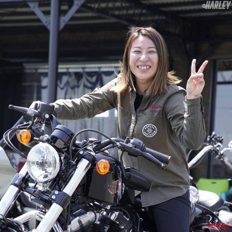 ハーレーダビッドソン静岡|ハーレー女子だけのツーリング|杉山貴子さん|H-D静岡 明莉&貴子プロデュース! ハーレー女子だけのツーリングに同行〈静岡県掛川市〉