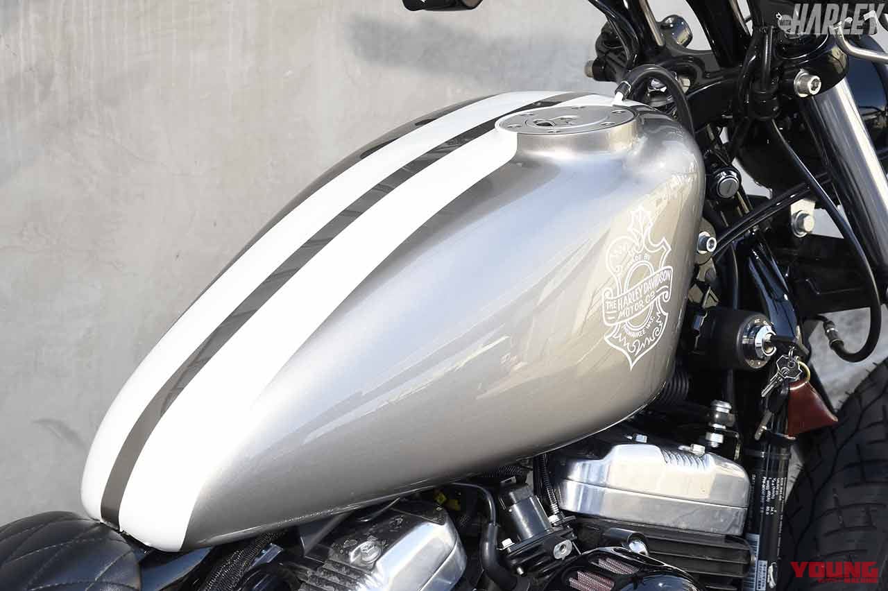ハーレーダビッドソンXL1200Xフォーティエイト|トランプサイクルカスタム|ローマウントタンク|スポーツスターらしい軽快感と運動性能をカスタムでUP!【ハーレーダビッドソンのある暮らし】
