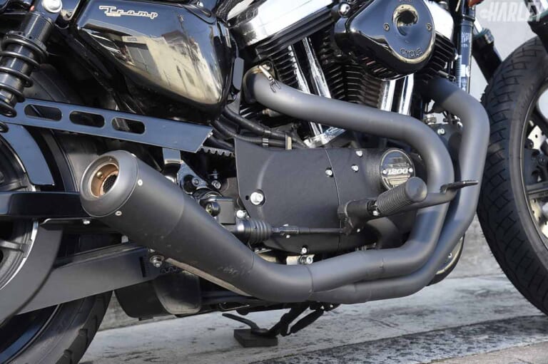 ハーレーダビッドソンXL1200Xフォーティエイト|トランプサイクルカスタム|トランプフルチタンマフラー|スポーツスターらしい軽快感と運動性能をカスタムでUP!【ハーレーダビッドソンのある暮らし】