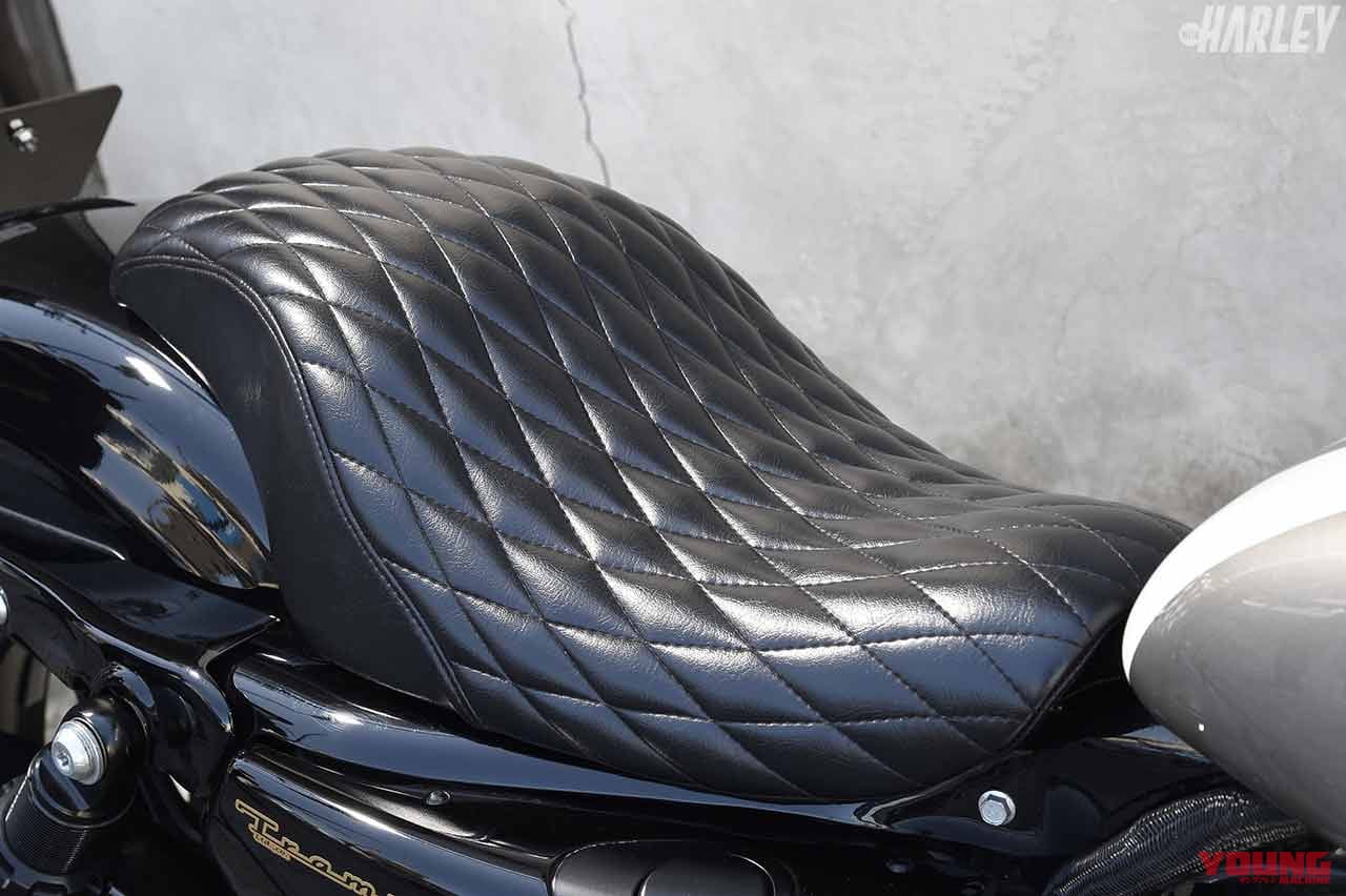 ハーレーダビッドソンXL1200Xフォーティエイト|トランプサイクルカスタム|ソロシート|スポーツスターらしい軽快感と運動性能をカスタムでUP!【ハーレーダビッドソンのある暮らし】