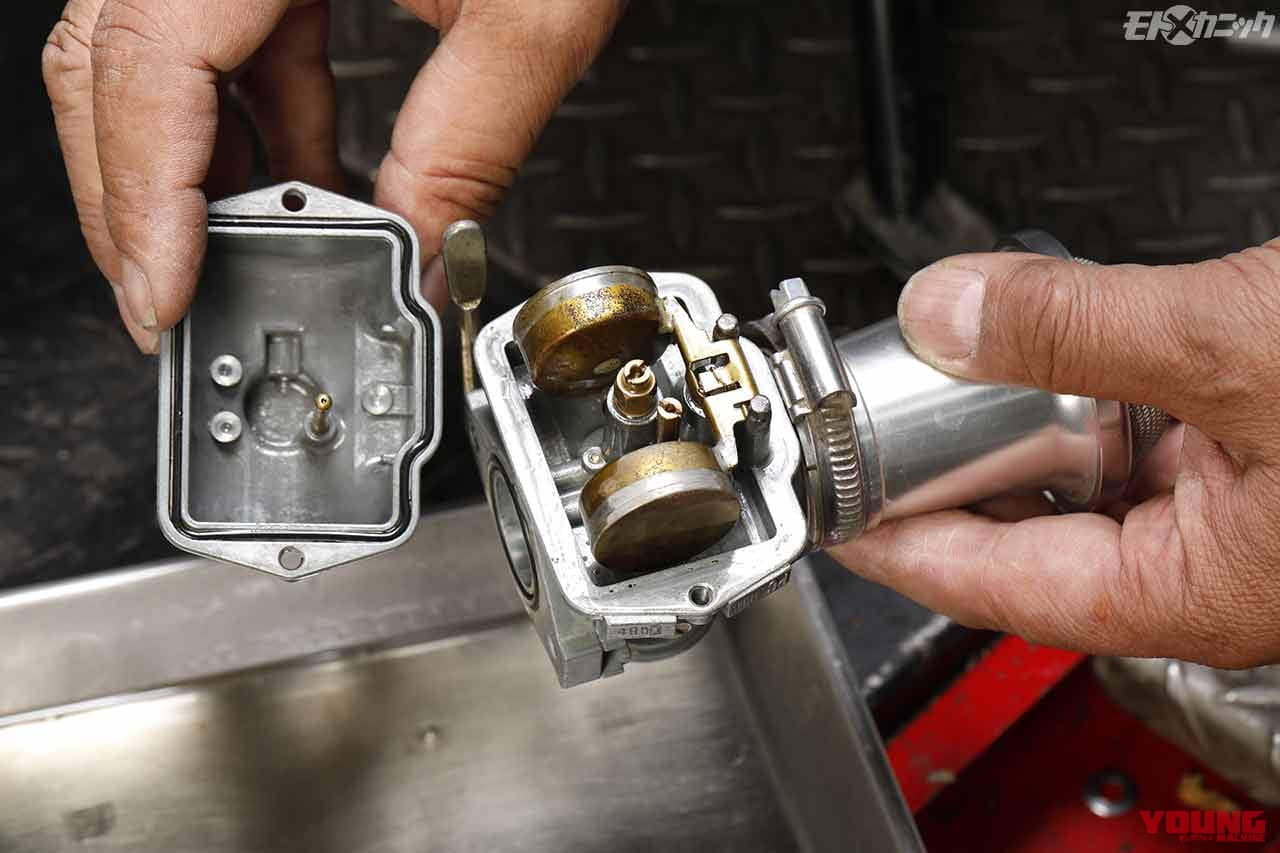 |しばらく乗る予定のないキャブレター車は”ガソリンを抜いておく”のが鉄則