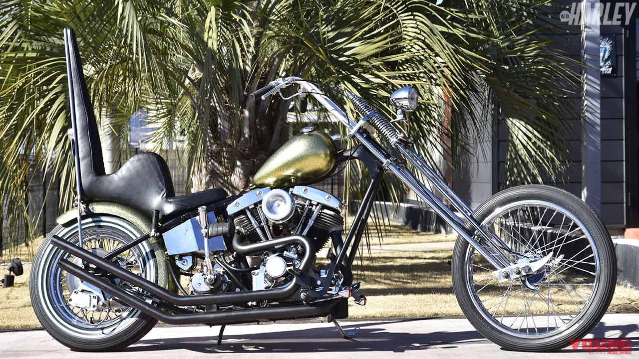 |ハーレーカスタムトレンドニュース:’78リジッドショベルチョッパー【’70’sの香りが放つ強烈なインパクト】