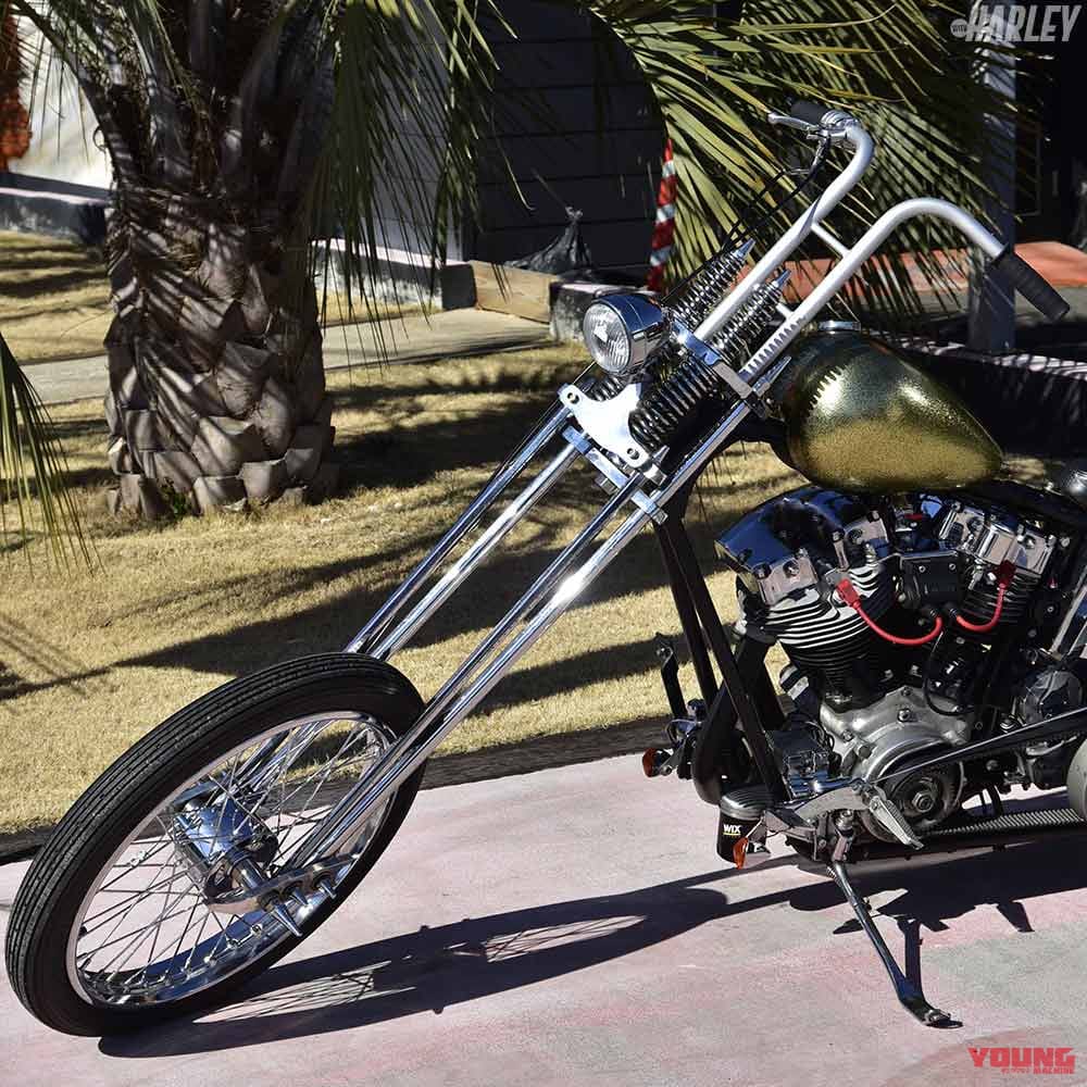 |ハーレーカスタムトレンドニュース:’78リジッドショベルチョッパー【’70’sの香りが放つ強烈なインパクト】