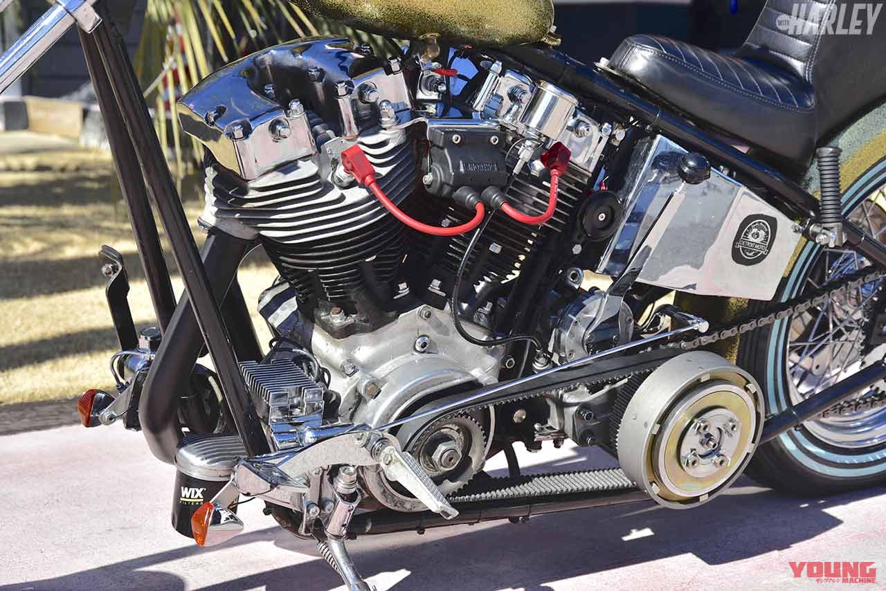 |ハーレーカスタムトレンドニュース:’78リジッドショベルチョッパー【’70’sの香りが放つ強烈なインパクト】