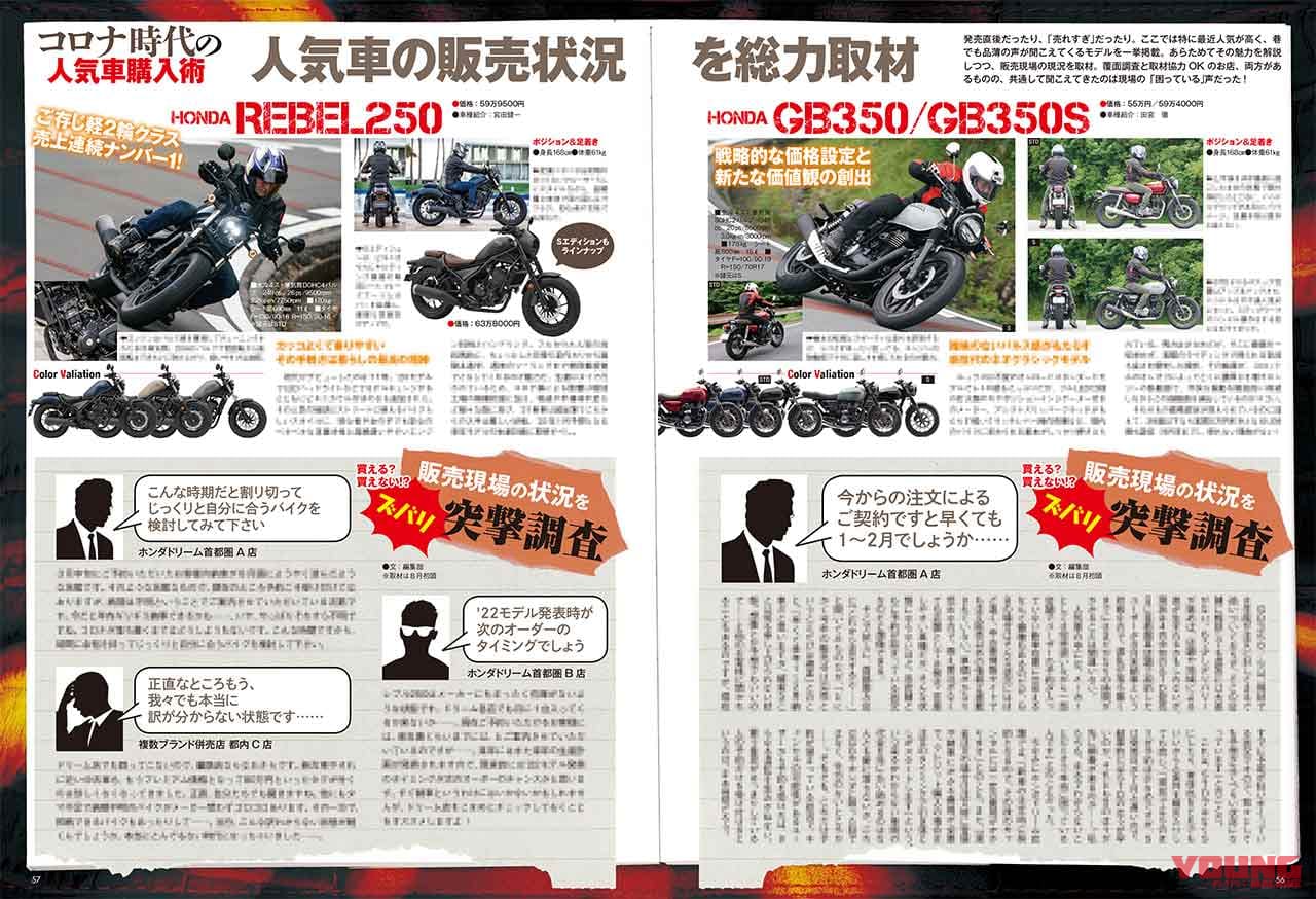 ヤングマシン10月号|ヤングマシン10月号発売!【皆様お待ちかねの’22-’23新車スクープ特報/コロナ時代の人気車購入術】