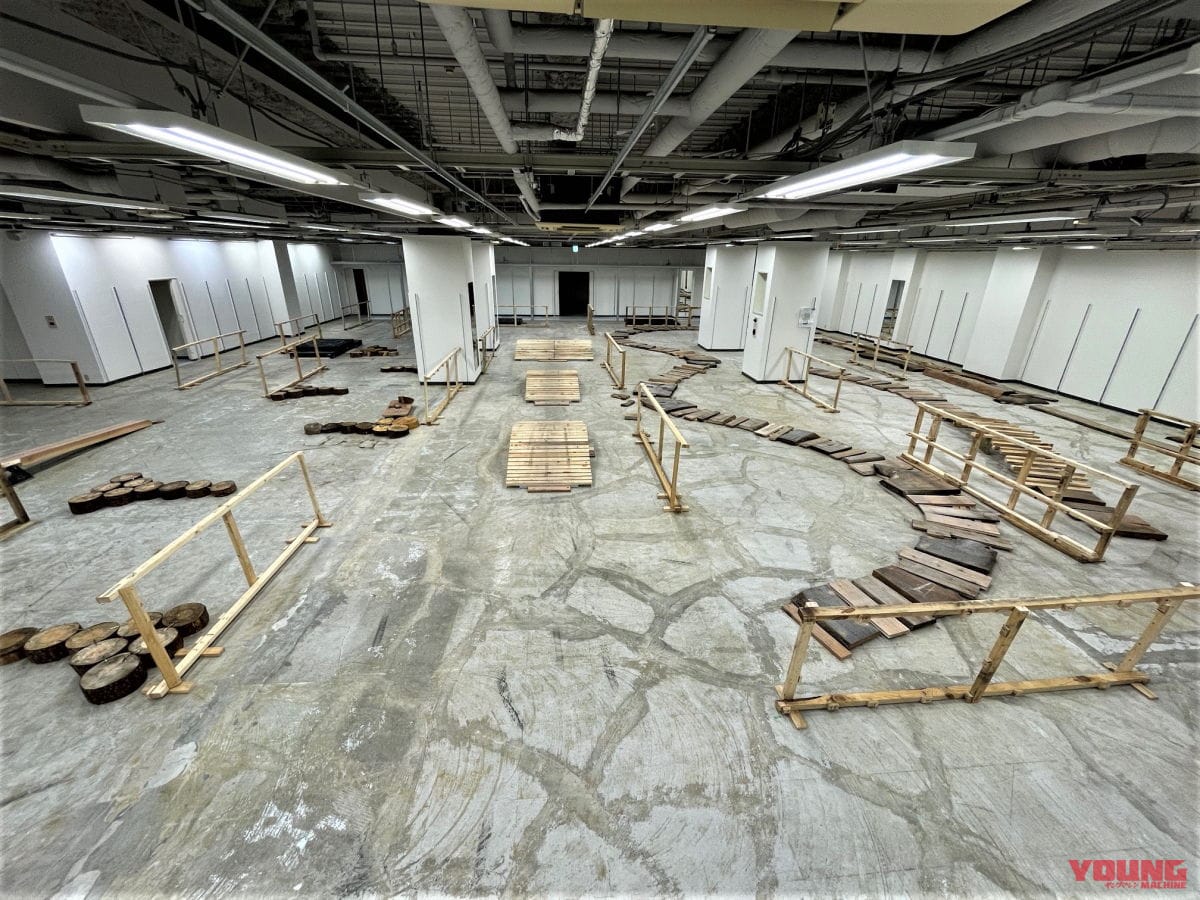 |エンジンじゃできなかった! イオン海老名SCに電動バイク専用 インドアスポーツ施設「e-TRAIL PARK」