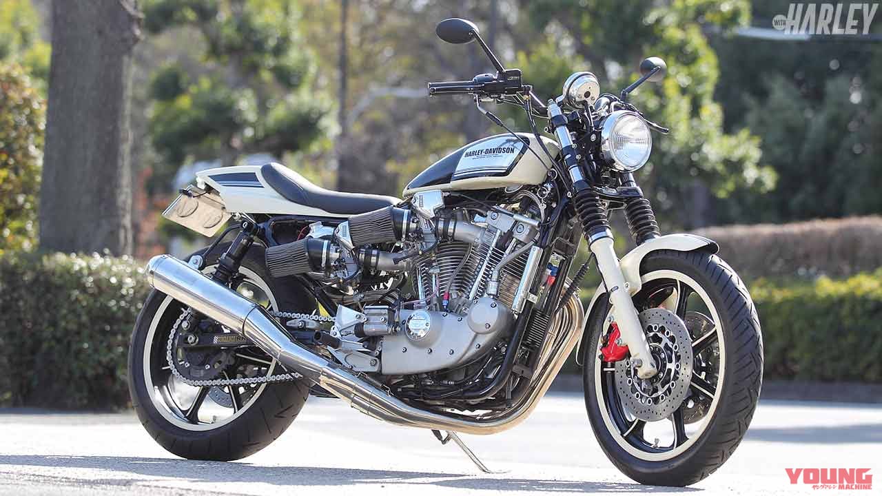 |ハーレーカスタム・サンダンス エボニー&アイボリー【車体の完成度の高さに見る達人の技の凄み】