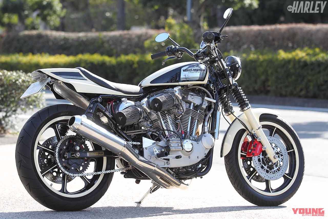 ハーレーカスタム サンダンス エボニー アイボリー 車体の完成度の高さに見る達人の技の凄み Webヤングマシン 新車バイクニュース ハーレーカスタム サンダンス エボニー アイボリー 車体の完成度の高さに見る達人の技の凄み Webヤングマシン 新車バイクニュース