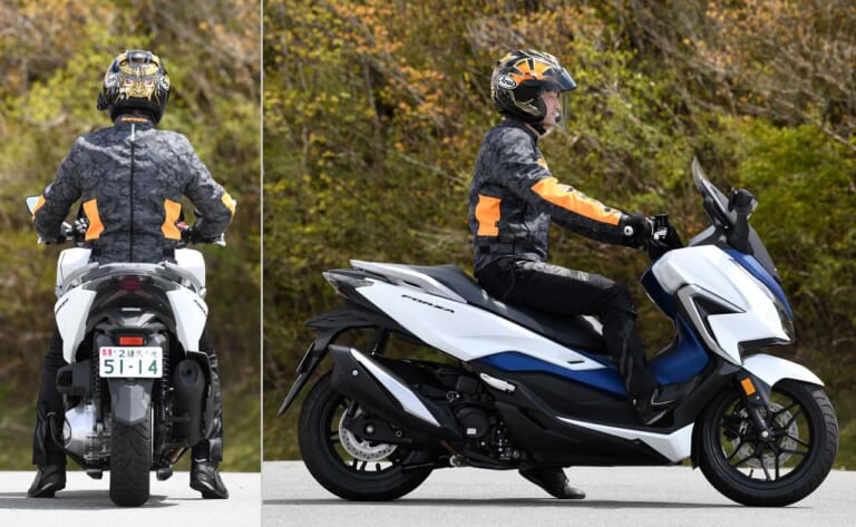ホンダ フォルツァ|ライディングポジション|ホンダ フォルツァ試乗インプレッション【優秀な操縦安定性を継承。これぞ正常進化の極み】