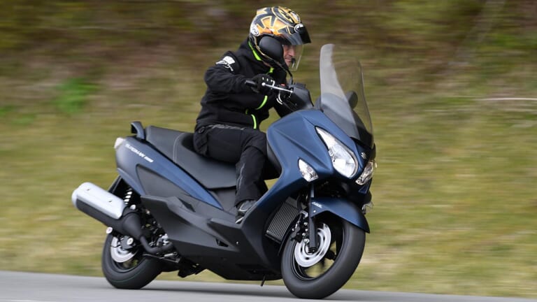 スズキ バーグマン200 ABS 試乗インプレッション【ついにABSを獲得! 絶妙なサイズ感が光る】