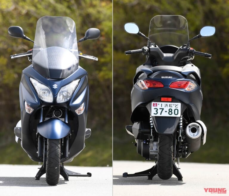 SUZUKI BURGMAN 200 ABS|スズキ バーグマン200 ABS 試乗インプレッション【ついにABSを獲得! 絶妙なサイズ感が光る】
