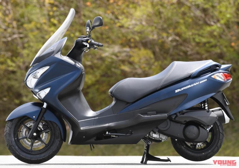 SUZUKI BURGMAN 200 ABS|スズキ バーグマン200 ABS 試乗インプレッション【ついにABSを獲得! 絶妙なサイズ感が光る】