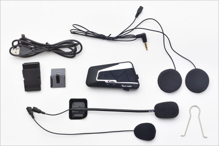 インカム|シエルT9Sツアーメイト|セット内容|シエル T9Sツアーメイト試用インプレッション【必要かつ十分な日本仕様のインカム入門機】