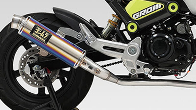 フルエキゾーストマフラー|'21グロム 機械曲GPマグナムサイクロン|最新おすすめカスタムパーツ×7選〈ヨシムラジャパン/デイトナ/アクティブ/ナイトロン etc.〉