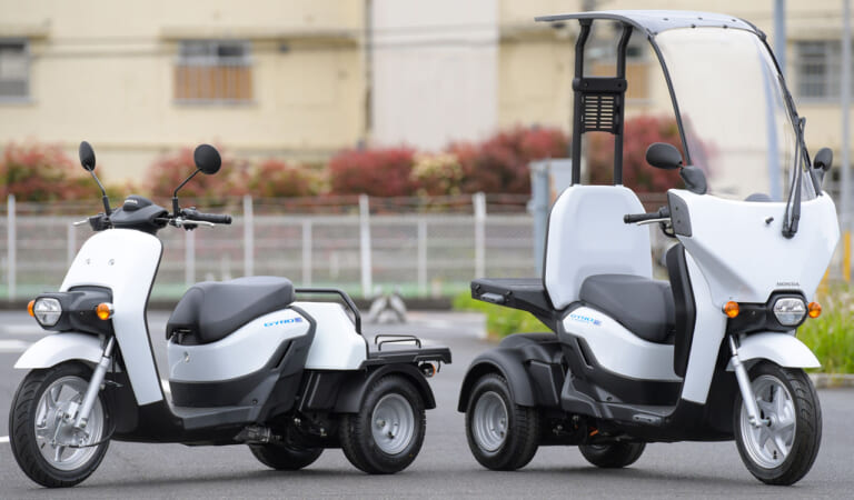 ホンダ ジャイロキャノピーe:|乗って楽しい業務用電動3輪スクーター・ホンダ ジャイロe:試乗インプレッション