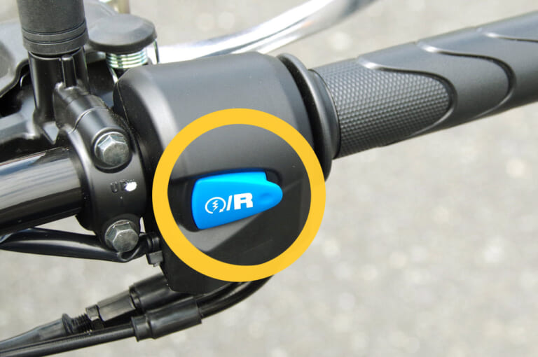 ホンダ ジャイロe:|後進機能|乗って楽しい業務用電動3輪スクーター・ホンダ ジャイロe:試乗インプレッション