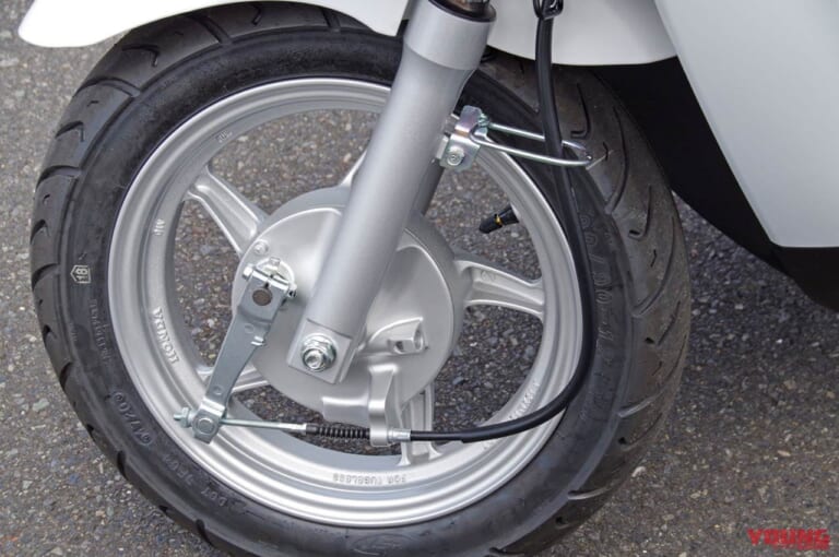 ホンダ ジャイロe:|フロントまわり|乗って楽しい業務用電動3輪スクーター・ホンダ ジャイロe:試乗インプレッション