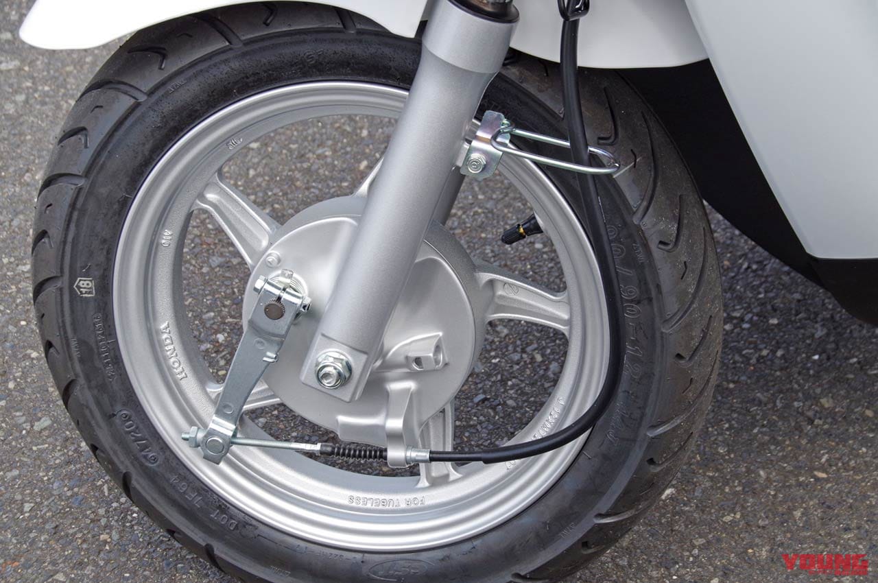 ホンダ ジャイロe:|フロントまわり|乗って楽しい業務用電動3輪スクーター・ホンダ ジャイロe:試乗インプレッション