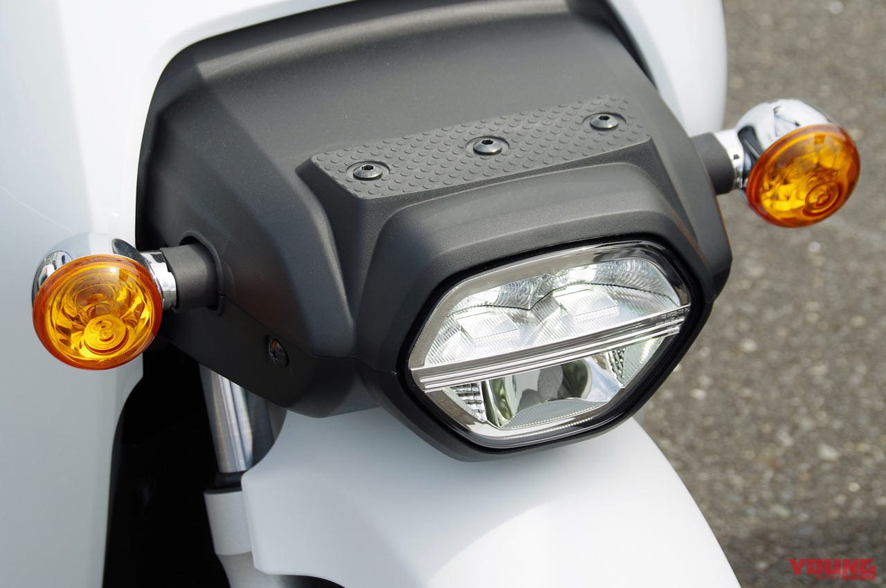 ホンダ ジャイロe:|LEDヘッドライト|乗って楽しい業務用電動3輪スクーター・ホンダ ジャイロe:試乗インプレッション