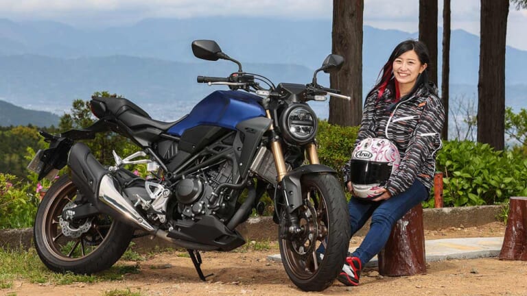 岡崎静夏のホンダCB250R試乗インプレッション【シンプル構成だからこそ基本を学べるバイク】