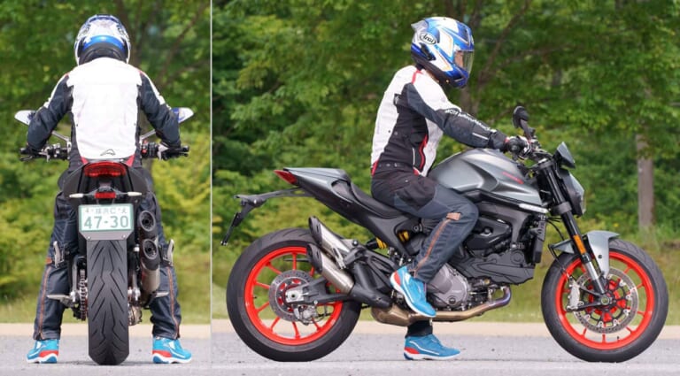 ドゥカティ モンスター+|ライディングポジション|ドゥカティ モンスター+ ディテール写真解説【29年目の大変革で新たな時代を切り開く】