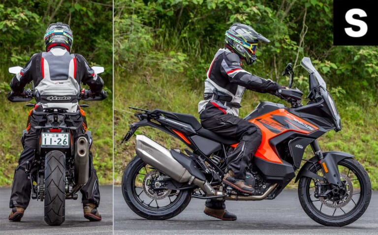 KTM 1290スーパーアドベンチャーS|KTM 1290スーパーアドベンチャーS/R ディテール写真比較【コンパクト&オフ性能アップ】