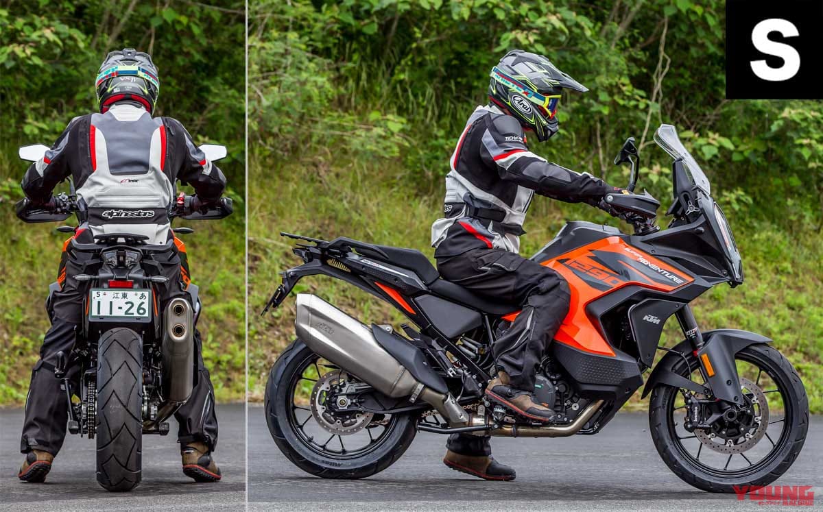 KTM 1290スーパーアドベンチャーS|KTM 1290スーパーアドベンチャーS/R ディテール写真比較【コンパクト&オフ性能アップ】