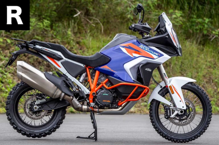 KTM 1290スーパーアドベンチャーR|KTM 1290スーパーアドベンチャーS/R ディテール写真比較【コンパクト&オフ性能アップ】