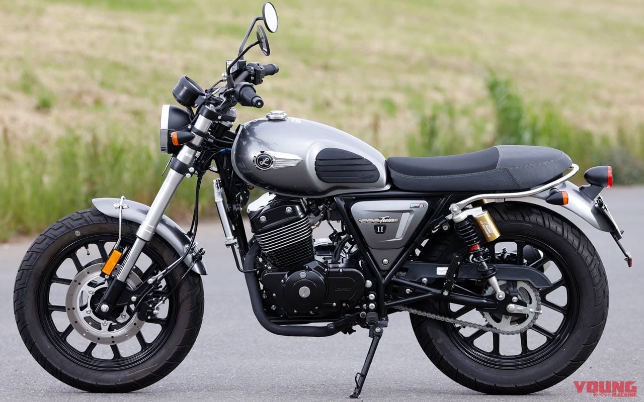 GPXレジェンド250ツインII|GPX最新主力モデル試乗インプレ【敷居低く楽しめる軽二輪フルカウル/カフェレーサー/ネイキッド】