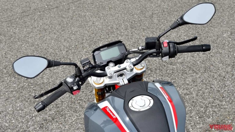 BMW G310R|ハンドルまわり|BMW G310R試乗インプレッション【ユーロ5規制対応でもスポーティーさを維持】