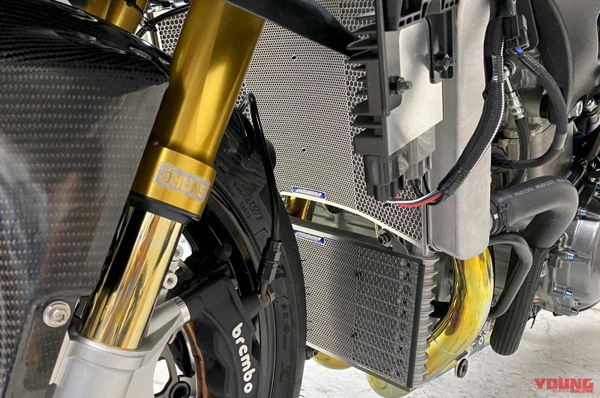 |シン・ハヤブサに専用設計のラジエターコアガードが登場〈エッチングファクトリー〉