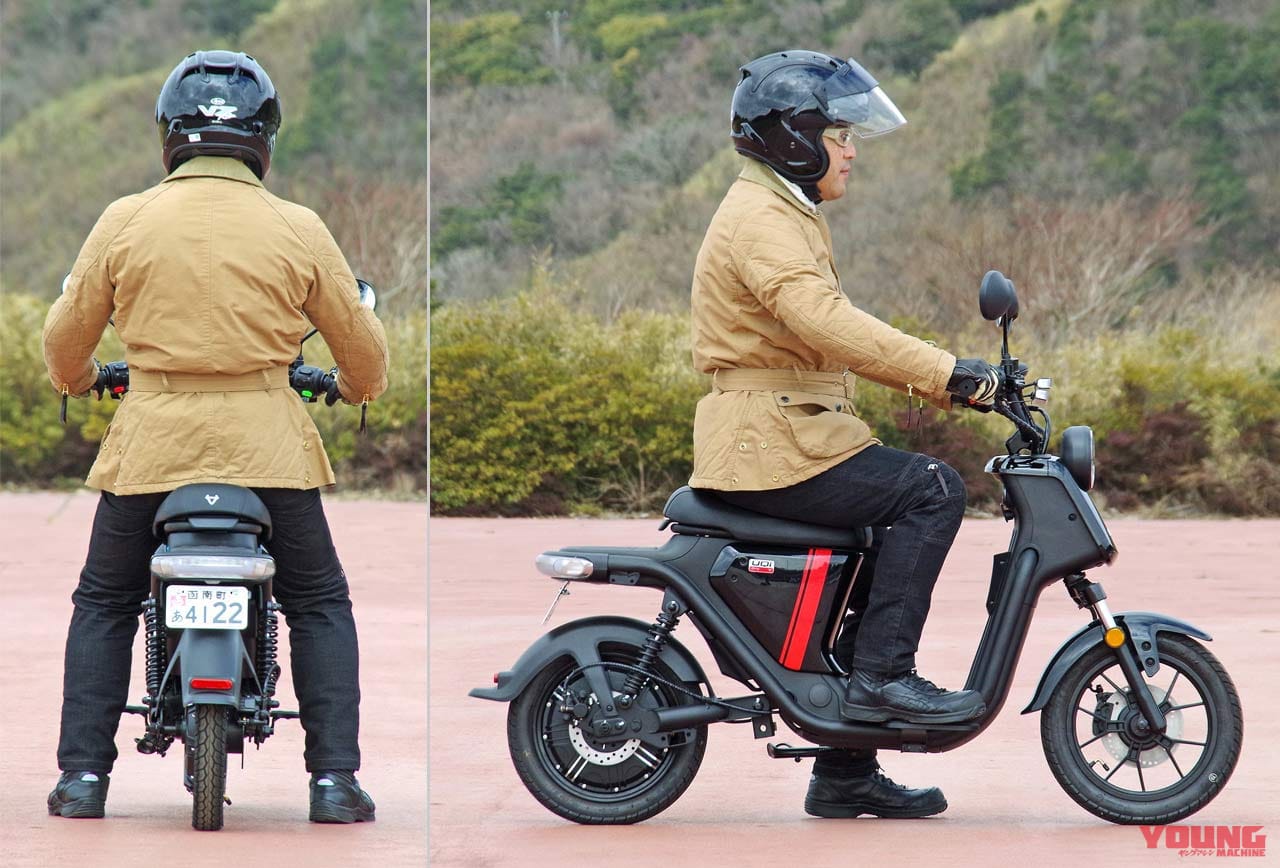 電動バイク|niu UQi Pro|ライディングポジション|GPS&SIM通信機能を搭載する電動バイク「ニウUQiプロ」試乗インプレッション