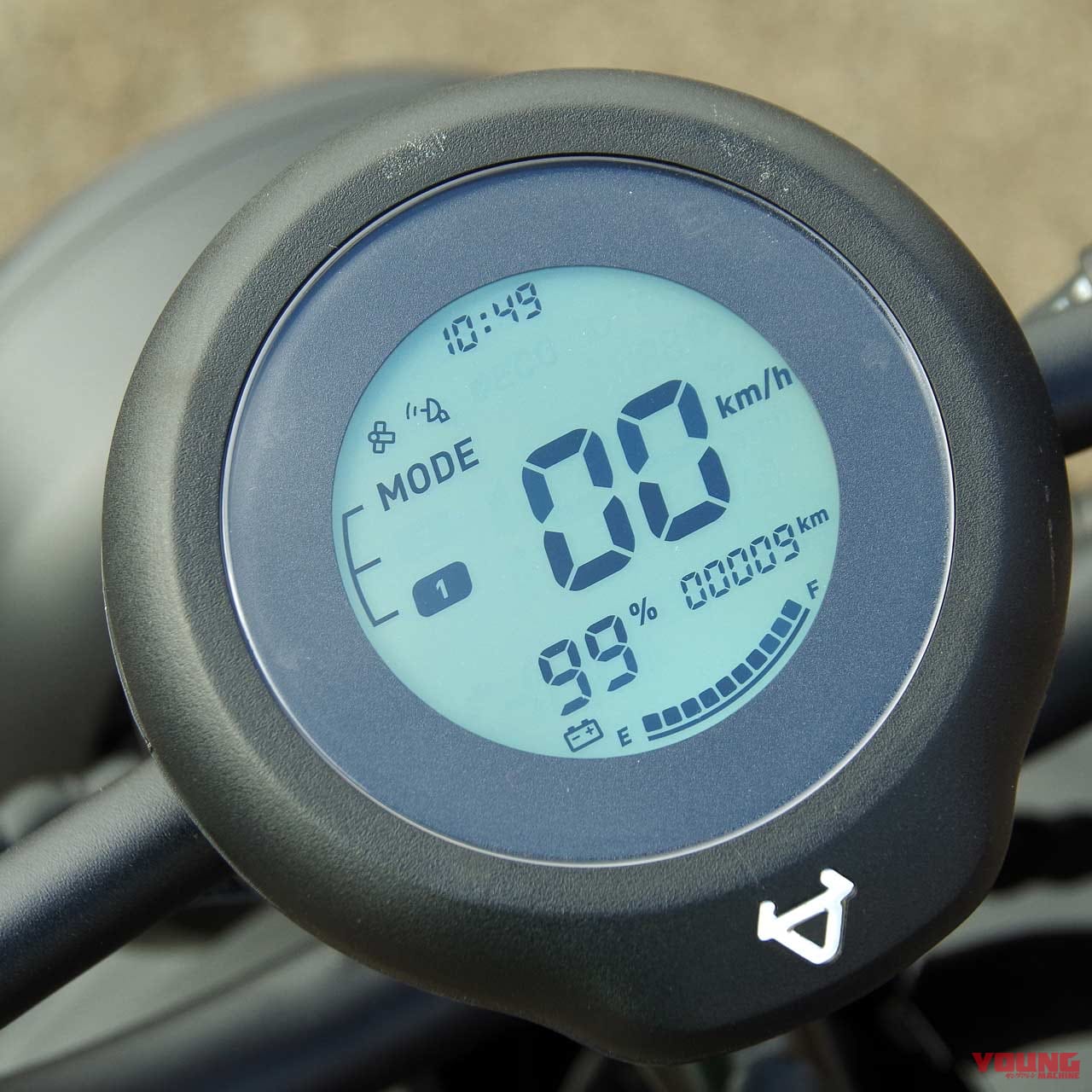 電動バイク|niu UQi Pro|メーター|GPS&SIM通信機能を搭載する電動バイク「ニウUQiプロ」試乗インプレッション