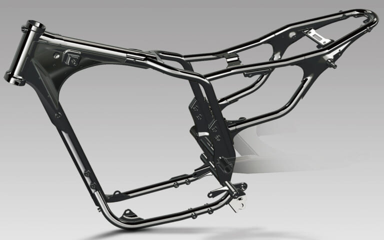 ホンダ GB350|シャーシ|ホンダGB350ディテール写真解説【扱いやすさとフィーリングにこだわる新世代ネイキッド】