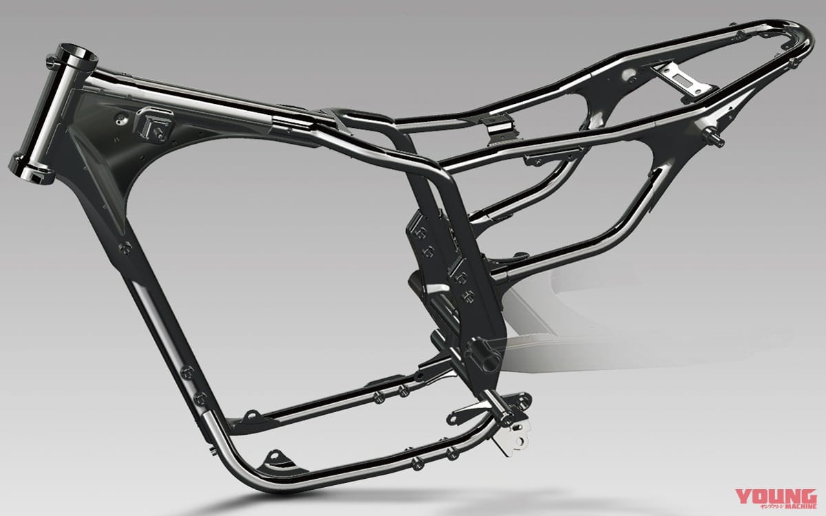 ホンダ GB350|シャーシ|ホンダGB350ディテール写真解説【扱いやすさとフィーリングにこだわる新世代ネイキッド】