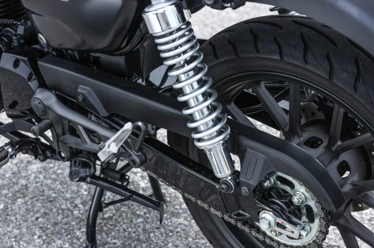 ホンダ GB350|スイングアーム|ホンダGB350ディテール写真解説【扱いやすさとフィーリングにこだわる新世代ネイキッド】