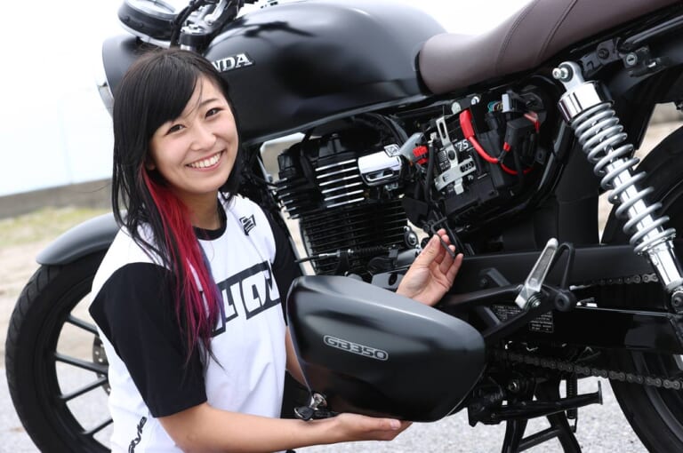 ホンダ GB350|サイドカバー|シート下|ホンダGB350ディテール写真解説【扱いやすさとフィーリングにこだわる新世代ネイキッド】