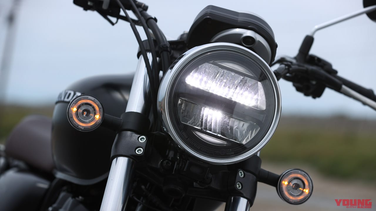 ホンダ GB350|ヘッドライト|ホンダGB350ディテール写真解説【扱いやすさとフィーリングにこだわる新世代ネイキッド】