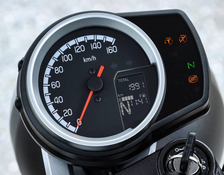 ホンダ GB350|メーター|ホンダGB350ディテール写真解説【扱いやすさとフィーリングにこだわる新世代ネイキッド】